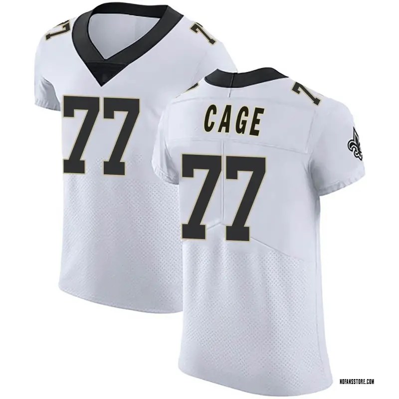Men's White Elite Jerron Cage New Orleans Vapor Untouchable Jersey