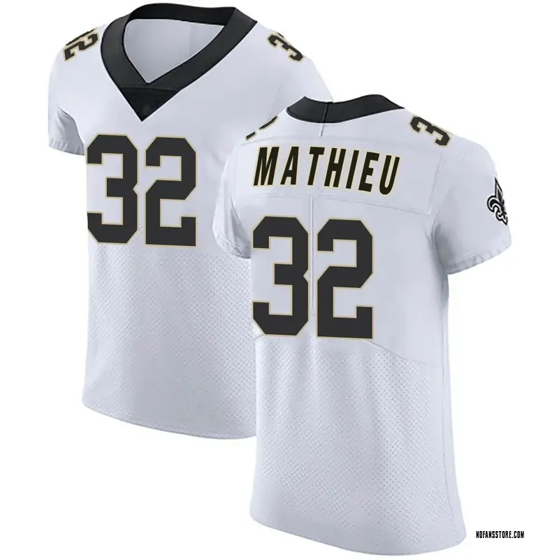 Men's White Elite Tyrann Mathieu New Orleans Vapor Untouchable Jersey