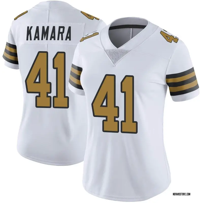 Women's White Limited Alvin Kamara New Orleans Color Rush Jersey