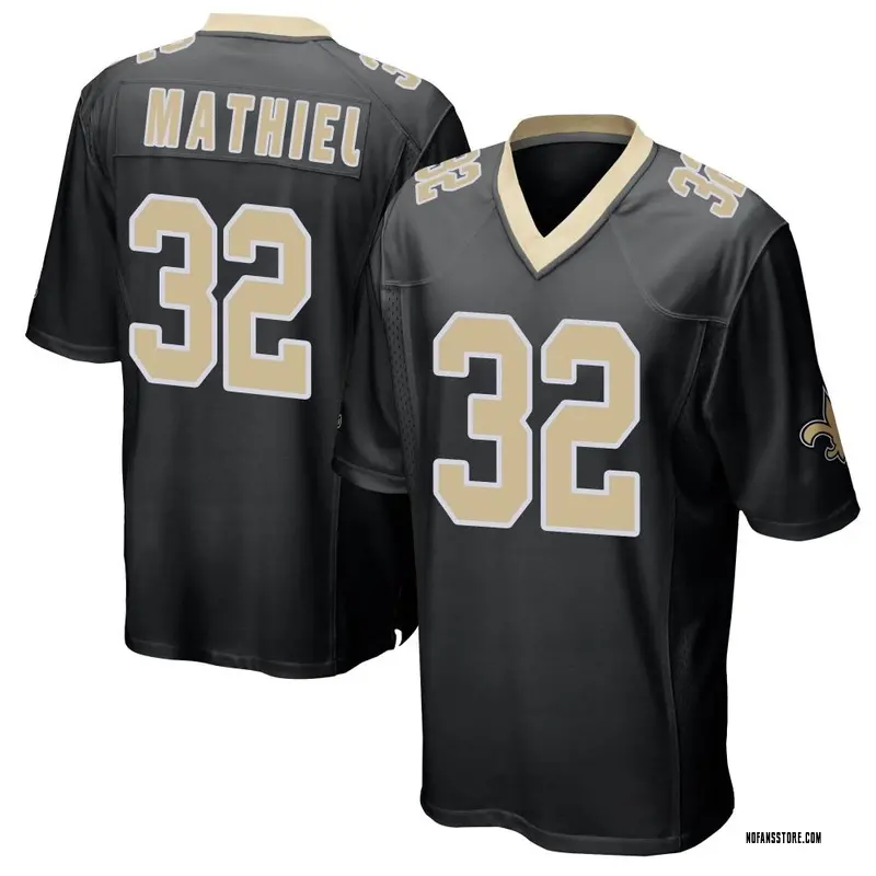 Youth Black Game Tyrann Mathieu New Orleans Team Color Jersey