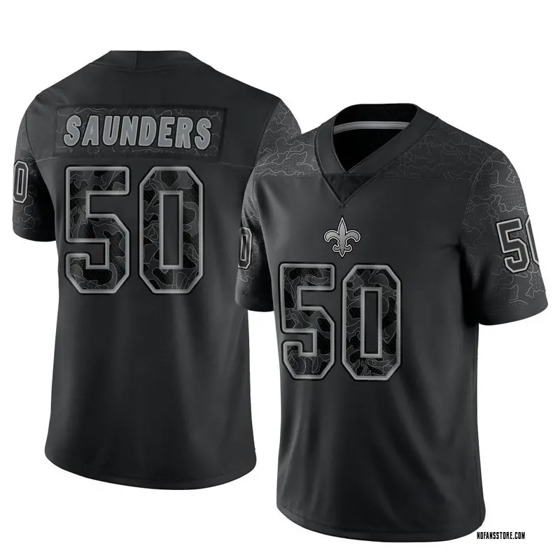 Youth Black Limited Khalen Saunders New Orleans Reflective Jersey