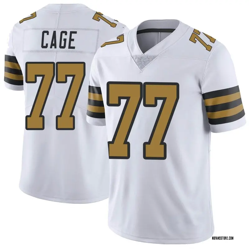 Youth White Limited Jerron Cage New Orleans Color Rush Jersey